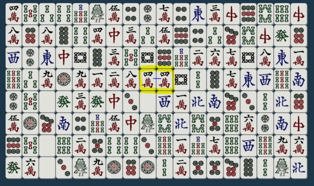 Shisen-Sho matching tiles
