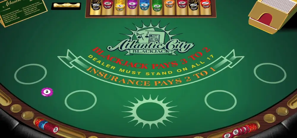 Prueba tu suerte en Atlantic City Blackjack