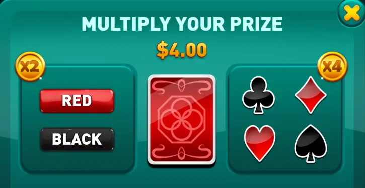 Bonus feature in Aces and Faces