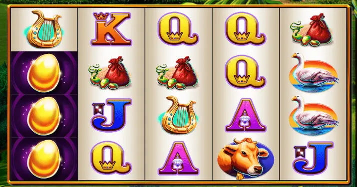 Golden egg symbols in Giant's Gold