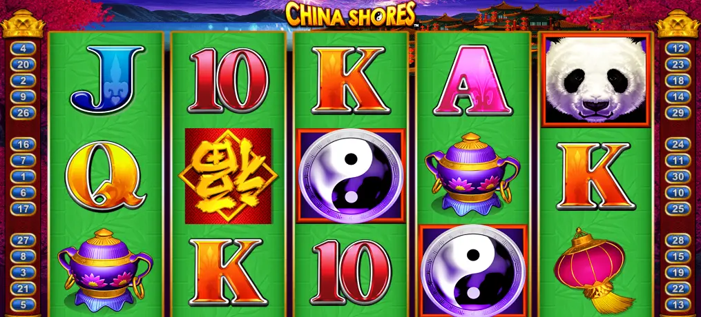Screenshot of the free games round in China Shores
