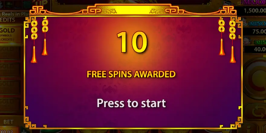 Free spins feature in 88 Fortunes