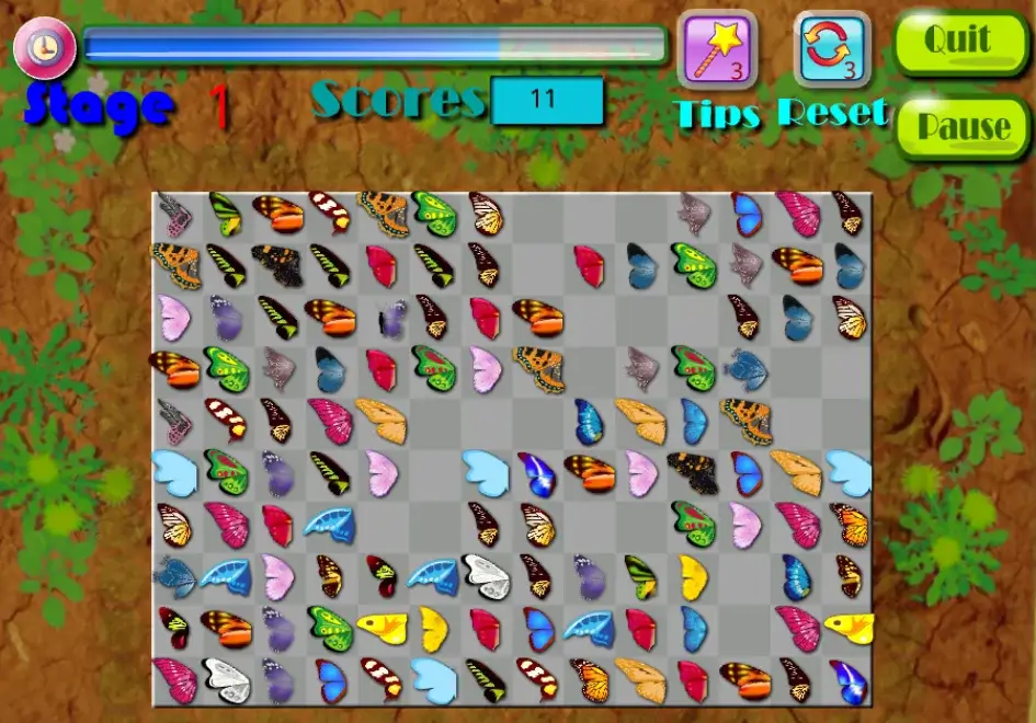 Play Butterfly Kyodai for Free Online Full Screen Game